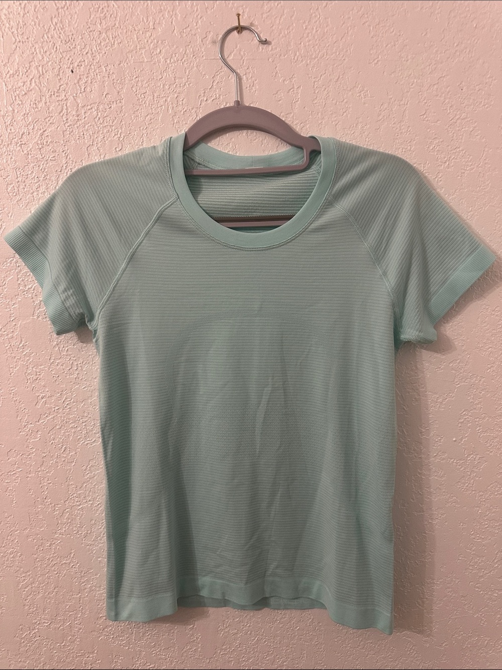 lululemon athletica Light Teal Swiftly Short Sleeve Race Length